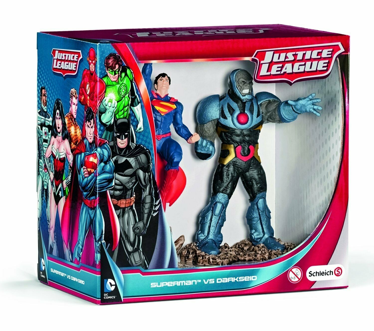 Sale! Schleich 22509 Superman Vs Darkseid Scenery Pack (DC Comics) Plastic Figur