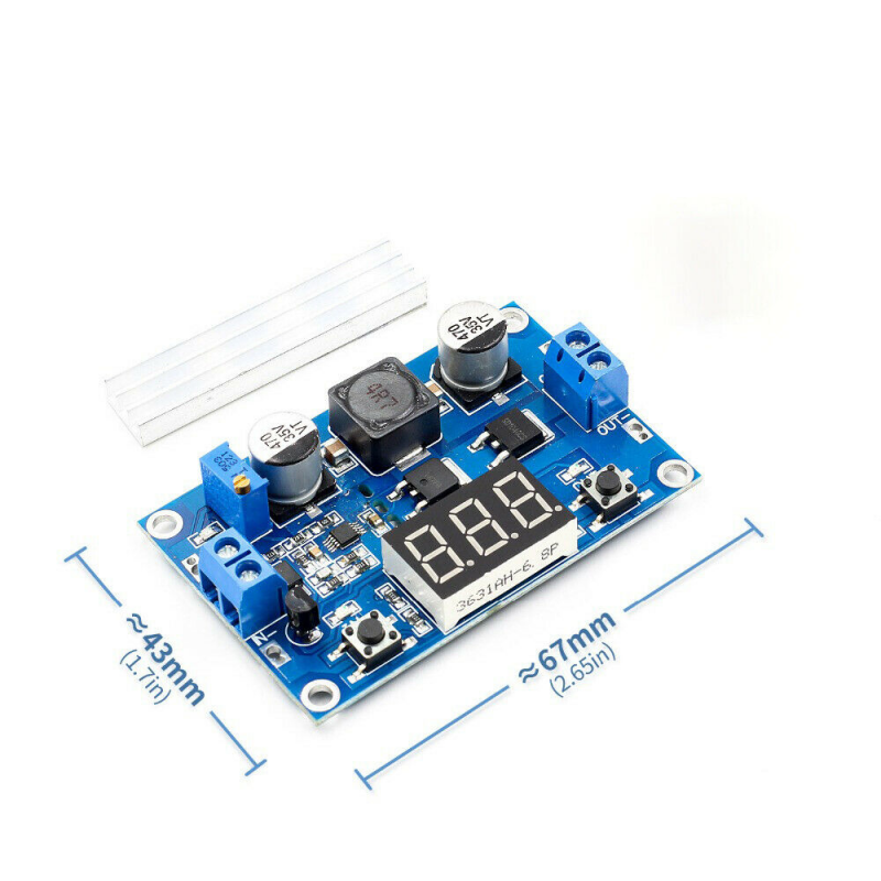 100W 3-35V To 3 5V-35V Mit Power Module Dc High-Power Adjustable Boost Module