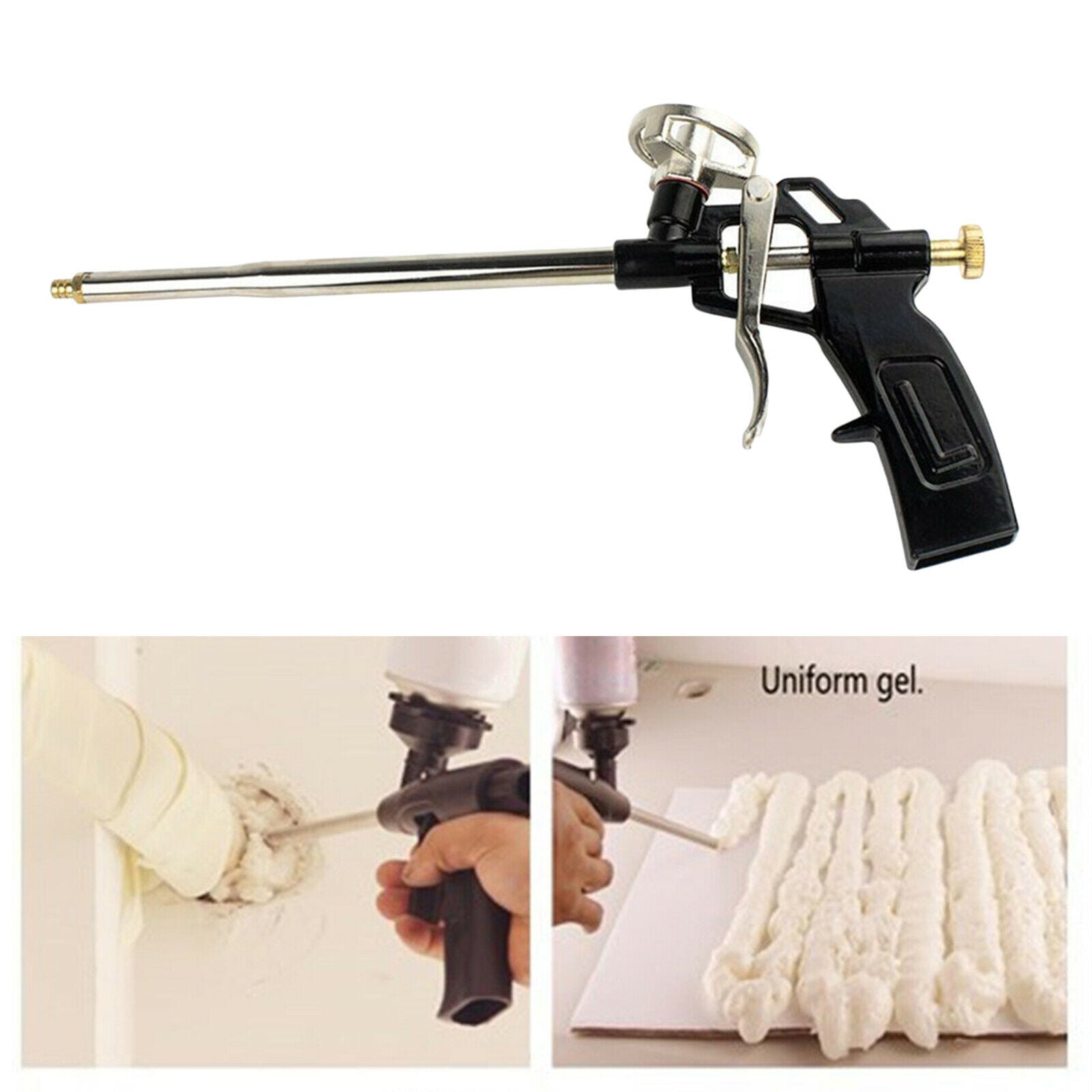 Insulating Foam Dispensing Gun Heavy Duty Spray Application Filling Office
