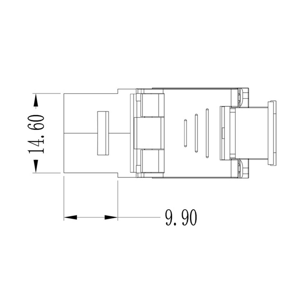 Keystone Module Category 6A Patch Modules For Connection  Cable Shielded