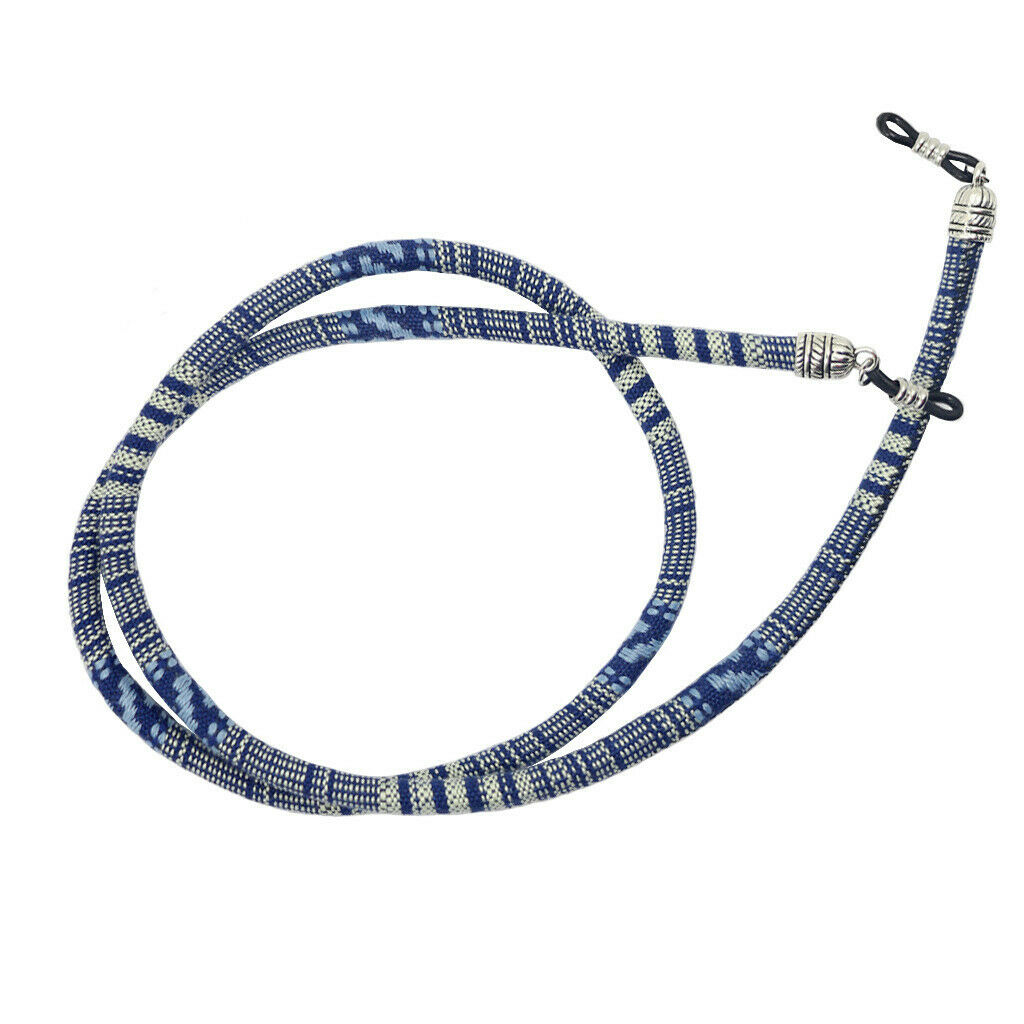 2Pcs Cotton Women Men Eyeglass Cord Strap Glasses Lanyard Holder Chain