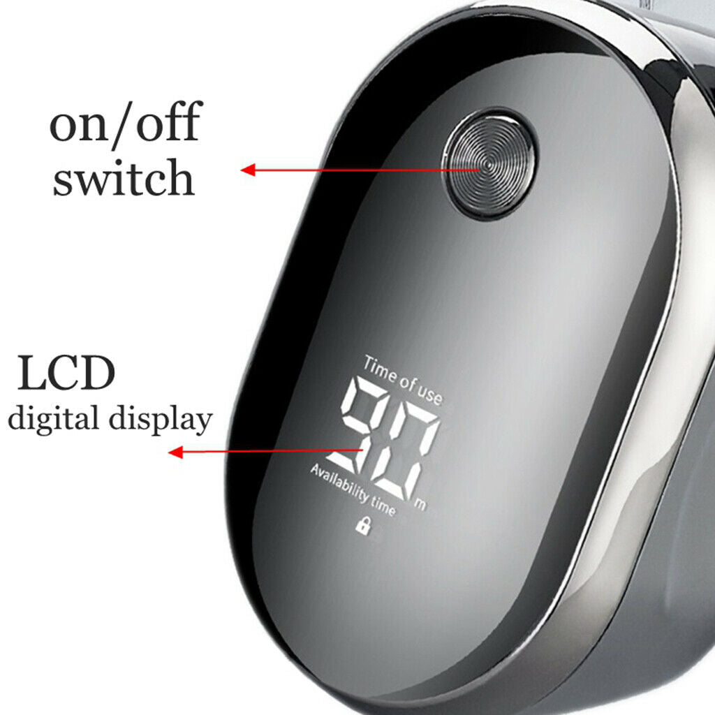 Electric Razor Shaver Replacement Head Beard Shaving Trimmer Digital Display