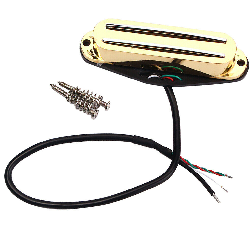 4 Conductor Dual Rail Humbucker Pickup for ST Electric Guitar Bass Parts