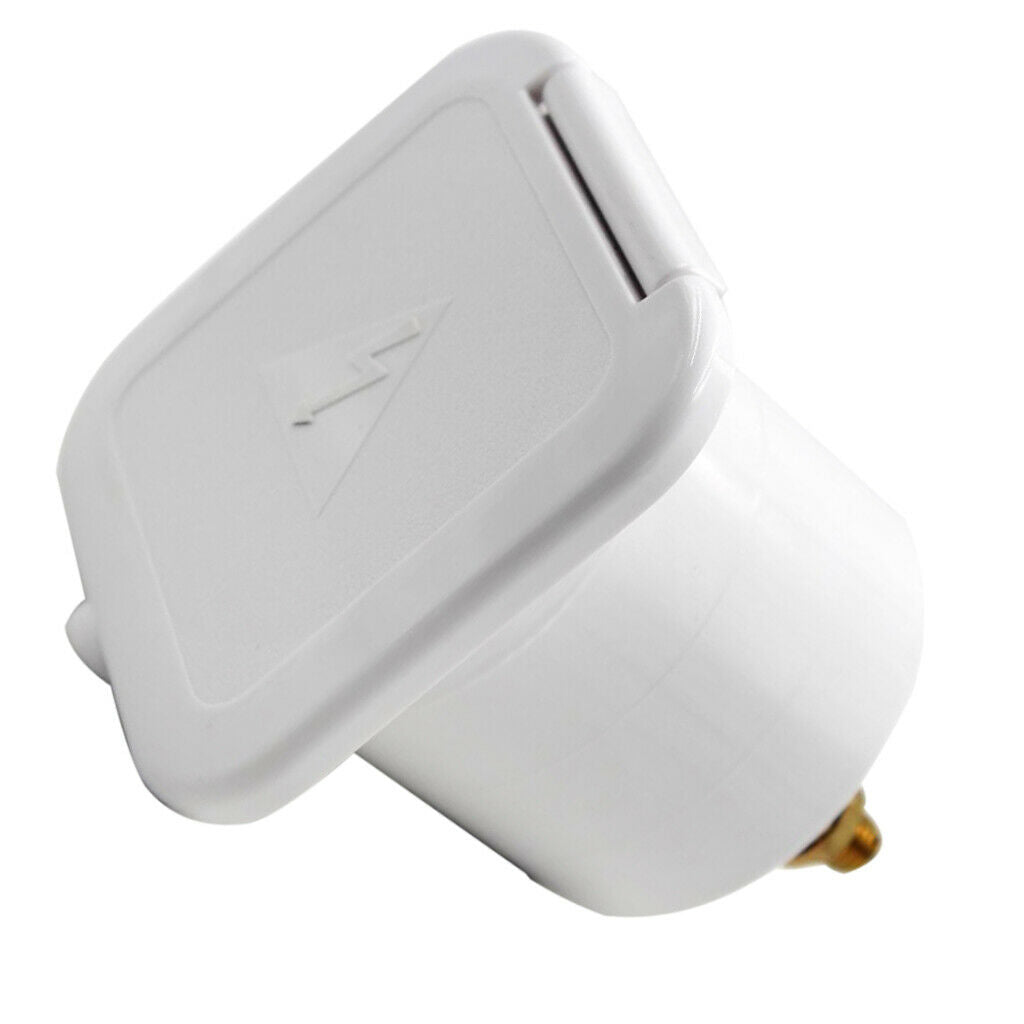 White Marine Battery Cut Off Isolator Switch Disconnect Key