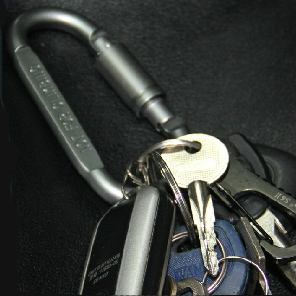 5pcs Outdoor Camping Equipment Aluminum Carabiner Hunting Equipment Survival  BD