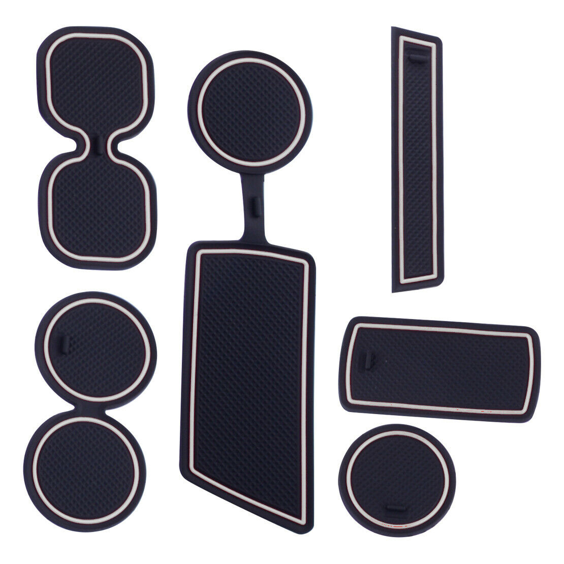 Kit Gate Slot Cup Mat Accessories Cup Holder fit for Isuzu D-Max MU-X 12-19