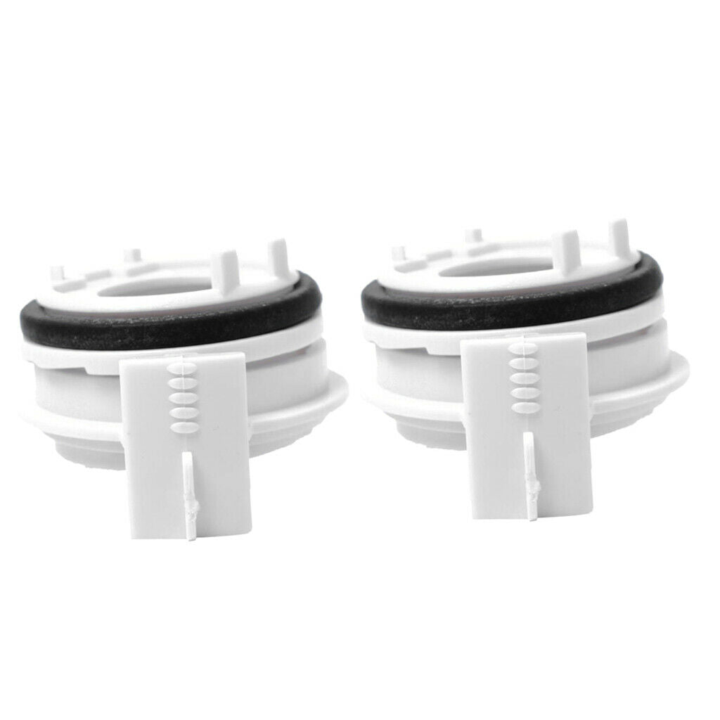 2 Pieces Bulbs Holder Adapters H7 Xenon HID for BMW E46 3 Series White