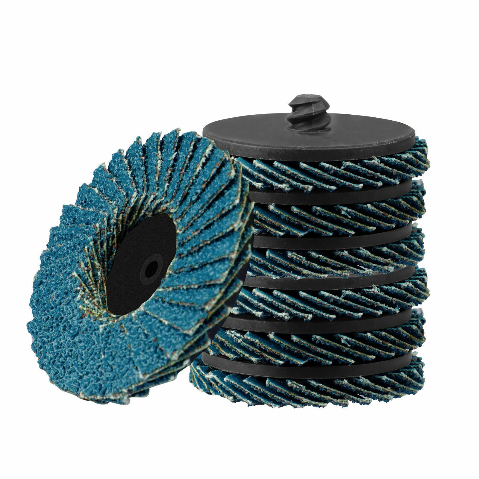 21PCS 2 Inch Sanding Flap Disc Angle Grinding Wheels Set Polishing W/Holder Kit