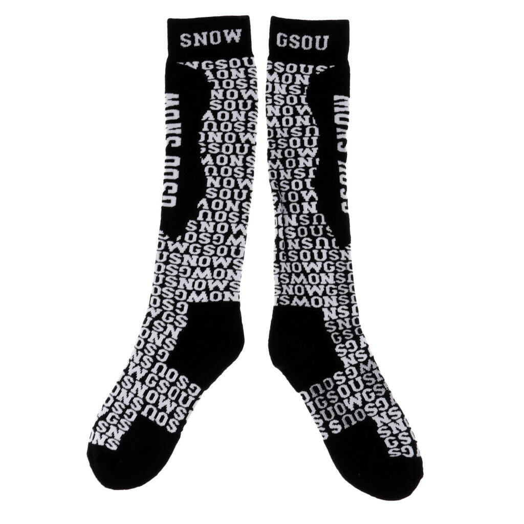 Breathable Ski Socks Warm Thick Long Socks for Skiing & Snowboarding 002