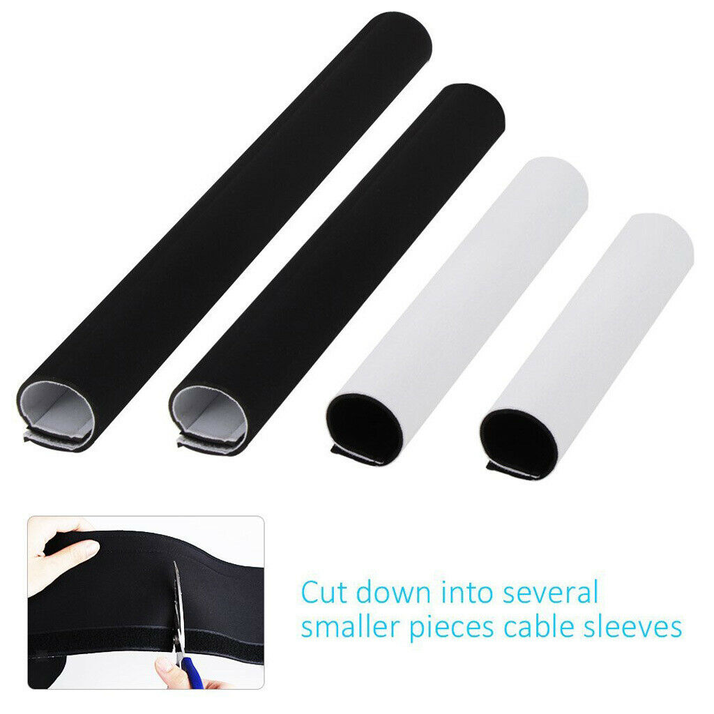 80inch OD 1.3inch Neoprene Cable Management Sleeves Flexible Cable Wrap, Cable