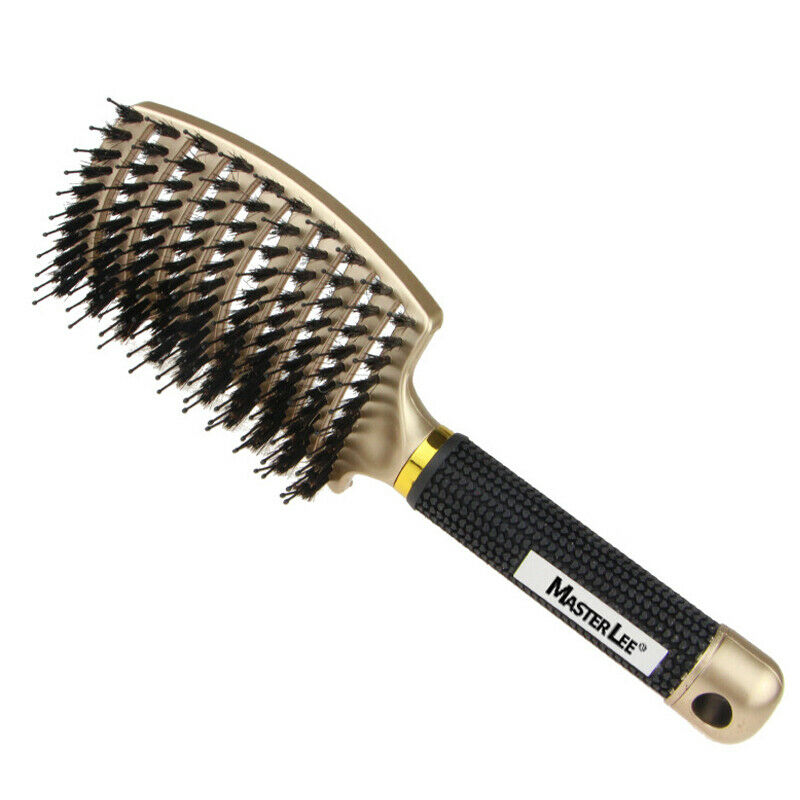 Boar Bristle Hair Brush Vented Detangling Hair Combs for Women Curly Wavy Hairs