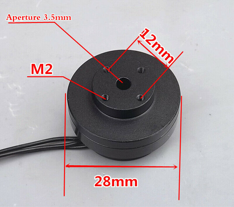 DC 12V Micro PTZ motor drone mobile phone camera outer rotor double ball bearing