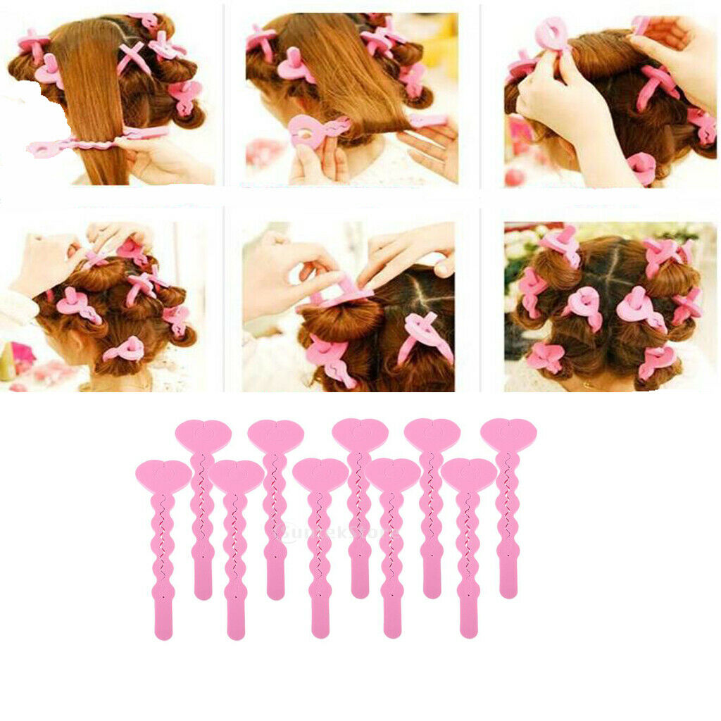10 Pcs Sponge Foam Rollers Hair Curlers Bouncy Curls Style Tools Hair Design