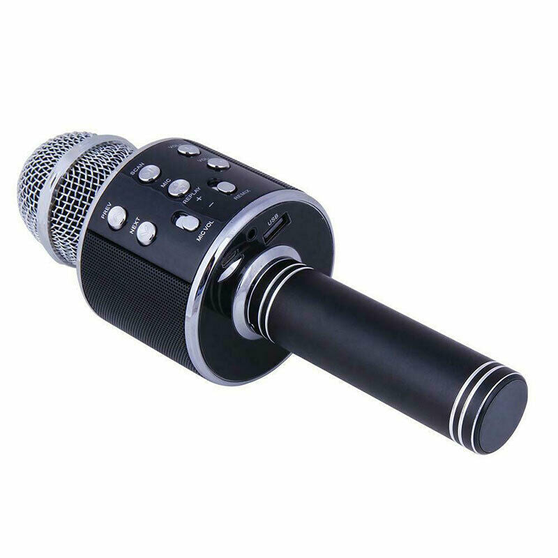 Micro Of Karaoke Wireless Bluetooth Black - New