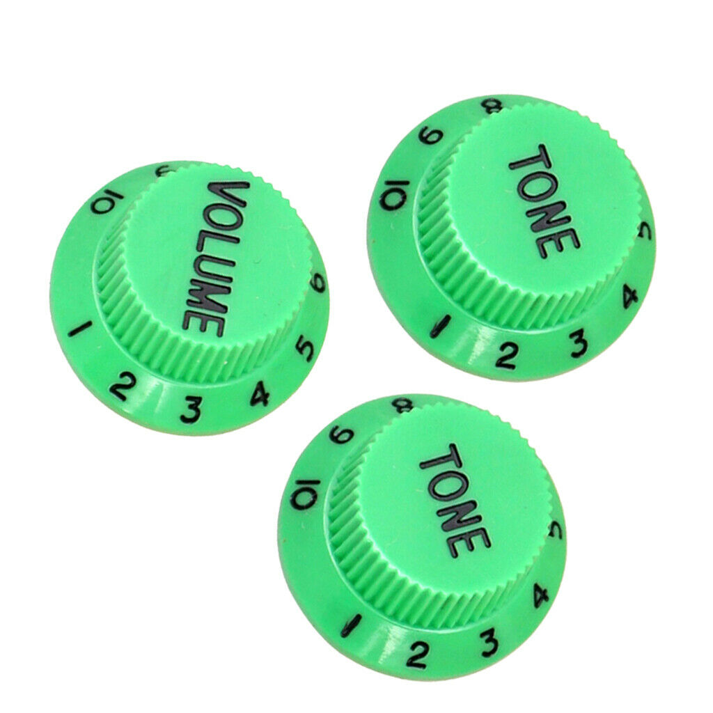 3x Green Guitar Speed Control 1 Volume \u0026 2   For ST