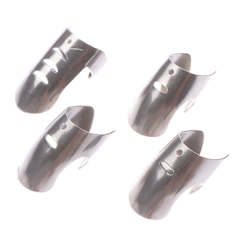 4pcs/set Stainless Steel Hand Guard Finger Protector Cover Slice Chop Coo.l8