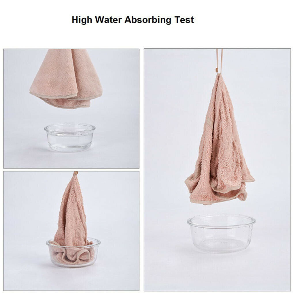 Luxury Bathroom Kitchen Face Bath Towel Thicken Quick Drying Hanky 2lots