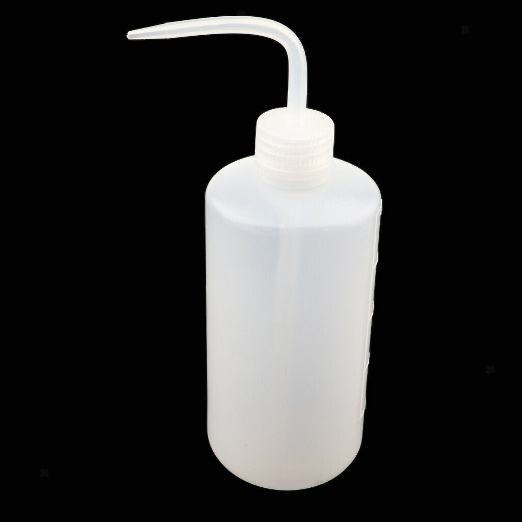 2pcs Safety Wash Bottle Squeeze Bottle with Narrow Mouth 500mL