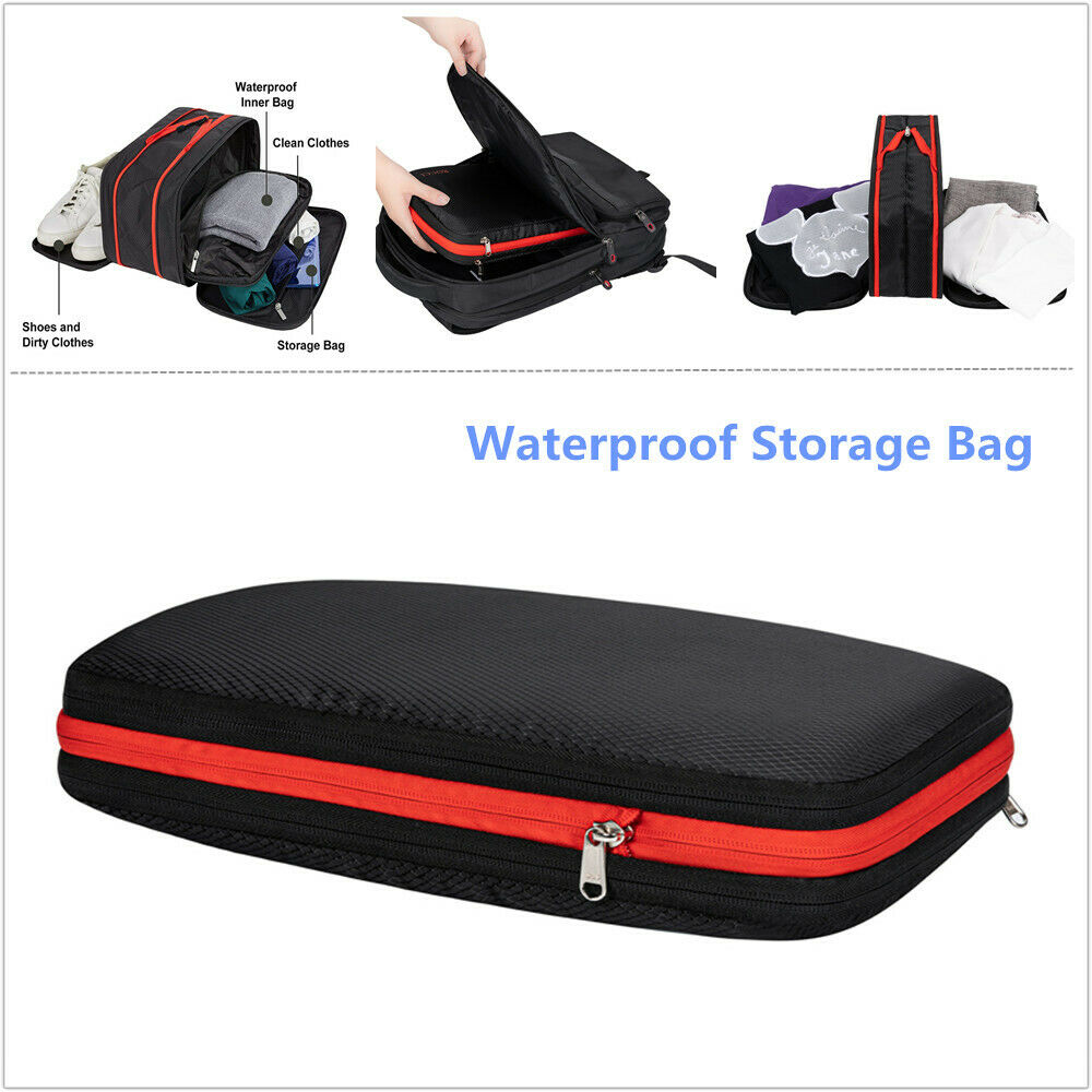 Travel Compress Storage Clothes Luggage Pack Organizer Cube Waterproof Wash Bag