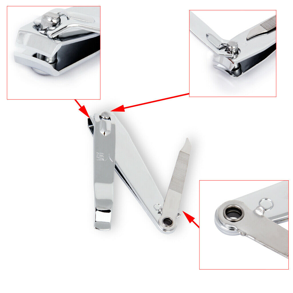 Nail Clipper Scissor Manicure Fingernails Cuticle Callus Trimming Cutter L