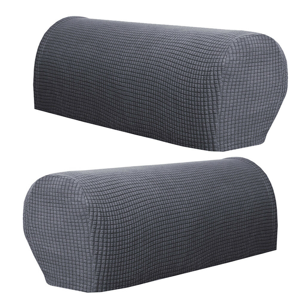 3 Pairs/ 6 Pieces Armchair Arm Covers Stretchable Sofa Arm Caps Armrest Covers