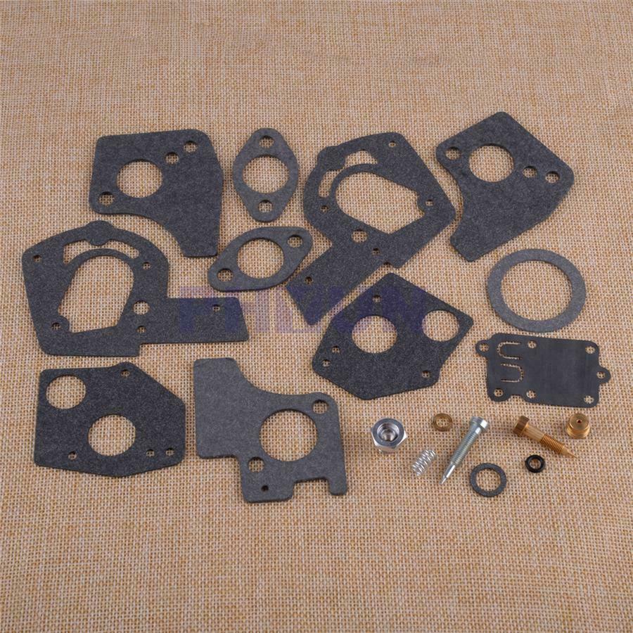 2 Sets  Carburetor Carb Rebuild Repair Kit #495606 494624 For 3HP to 5HP Engines