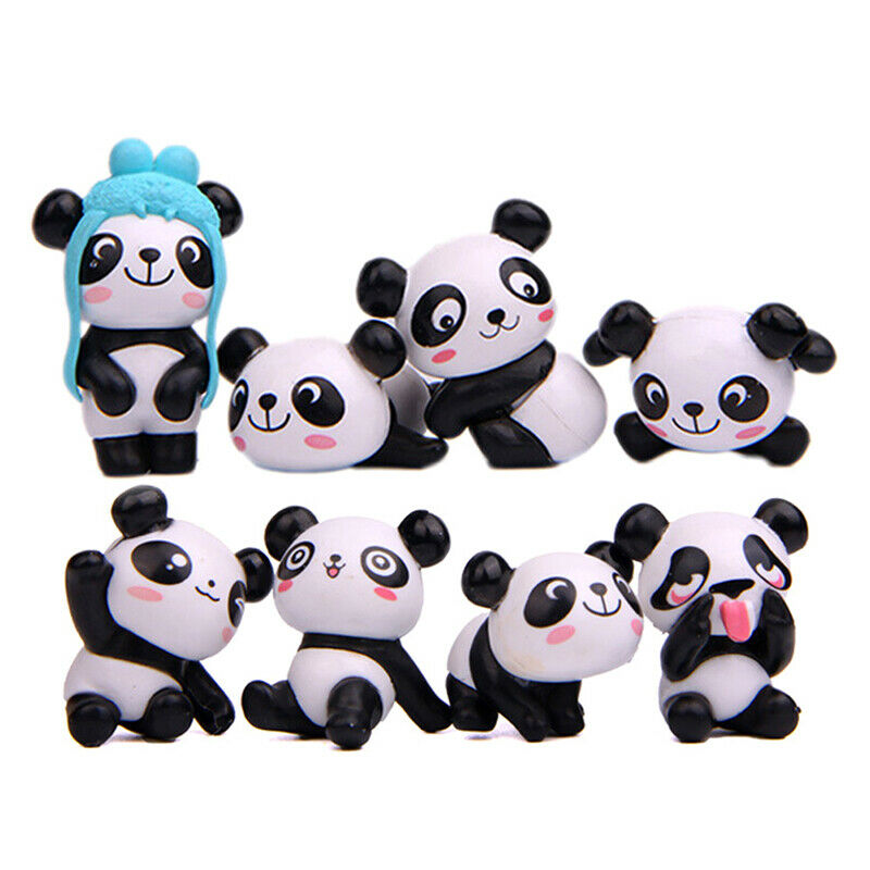 8pcs/lot Cute Panda Wedding Decoration DIY Party Home Room Table Garden D.l8