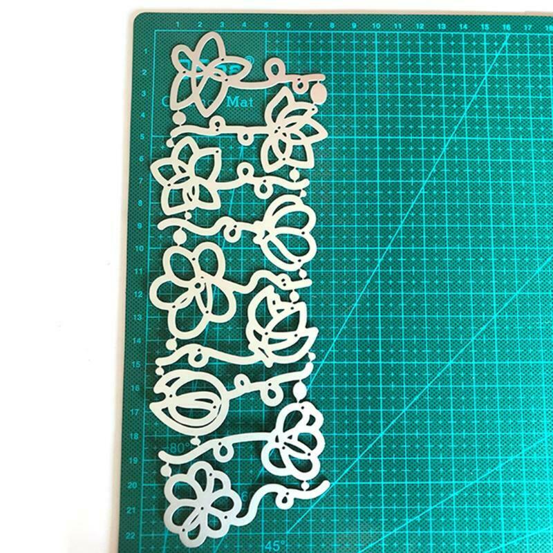 Flowers Metal Cutting Dies Stencil Scrapbooking DIY Album Stamp Paper Embossing