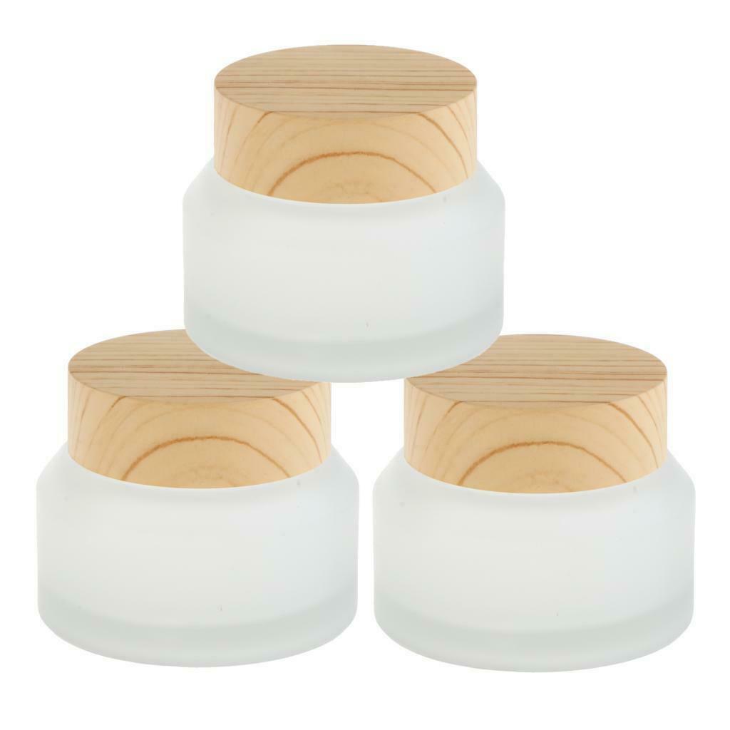 3x Empty Container Travel Refillable Makeup Lotion Moisturizer Pot 15g