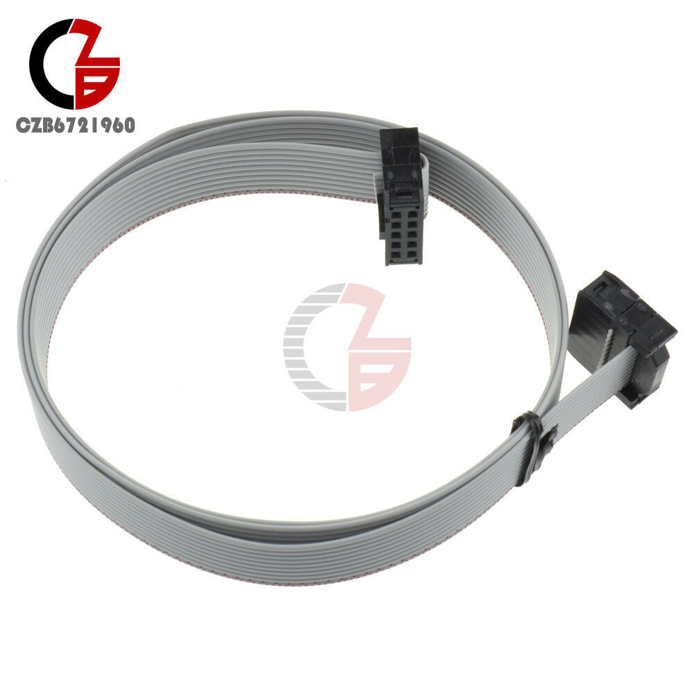 70CM 10 Pin USB ASP ISP JTAG AVR wire 10P IDC Flat Ribbon DATA Cable 2.54mm