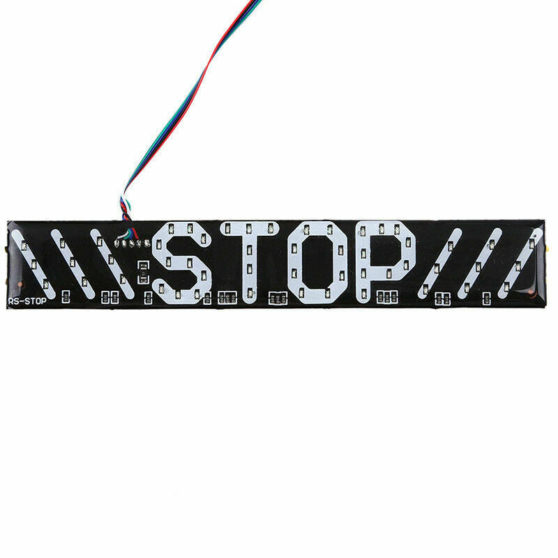 Motorcycle Bikes Tail Brake Stop Light Turn Signal LED Lamp Safety Red Amber