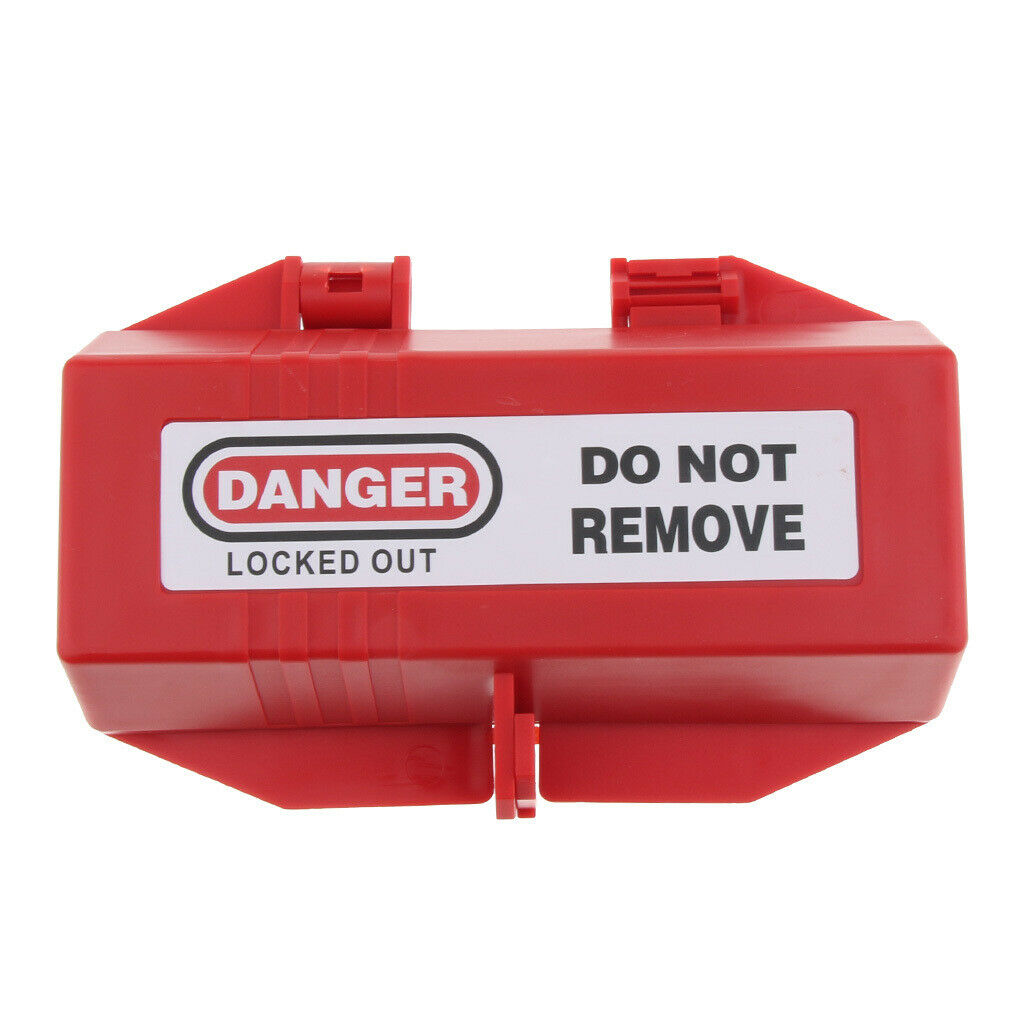Electric large plug locking tagout boxes locking device