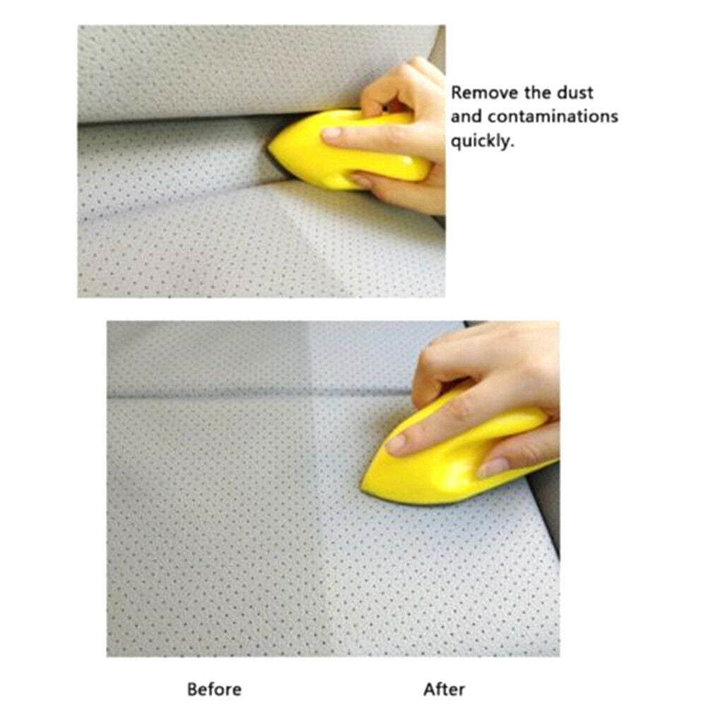 Car Leather Seat Care Detailing Clean Nano Brush Auto Interior Wash Access.l8