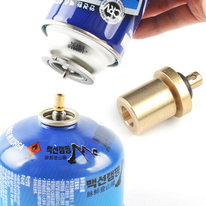 Gas  Refill Adapter Outdoor Camping Stove Cylinder Filling Butane Canis .l8