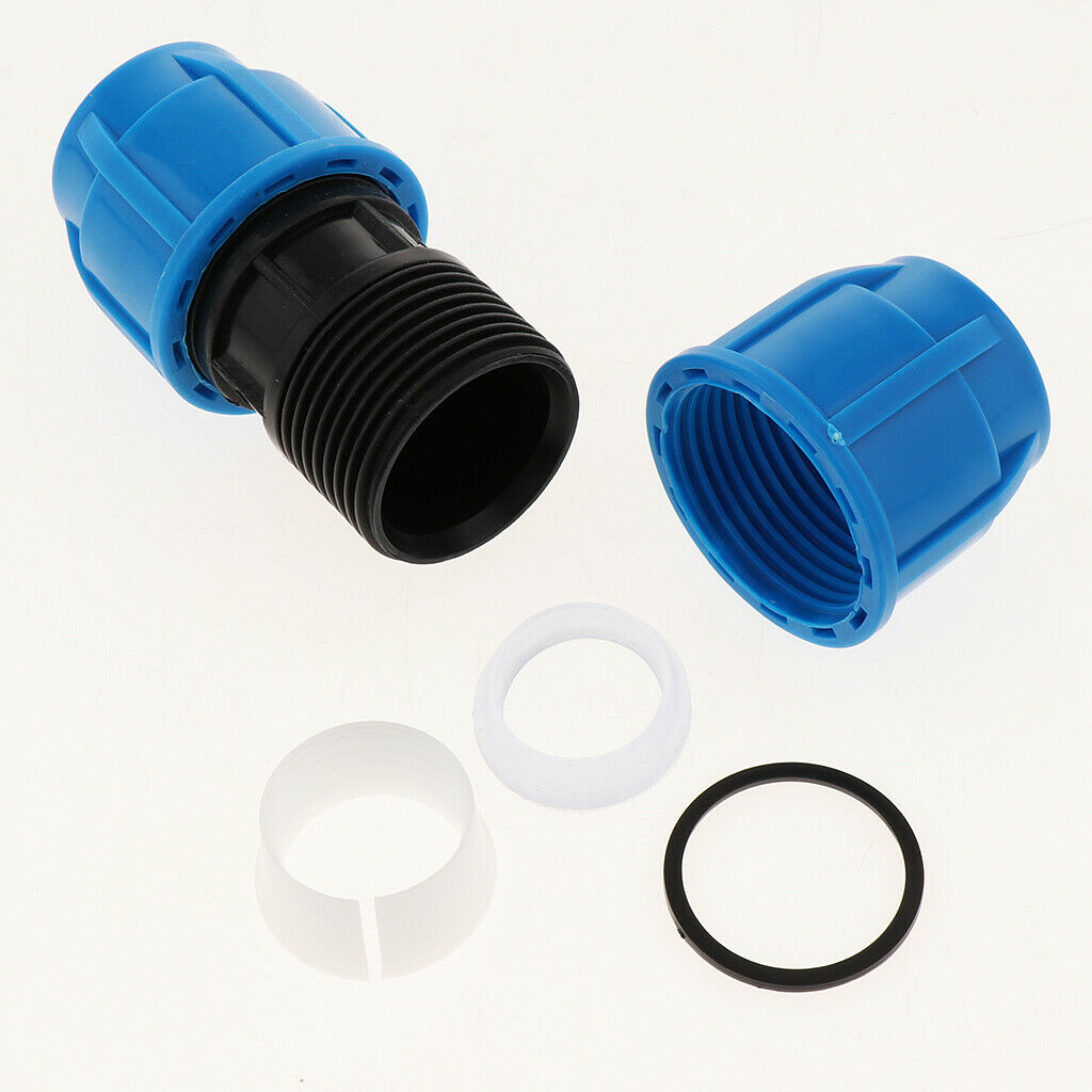 4pcs Water Tube Fittings Straight Union Coupler Irrigation Tube Fittings
