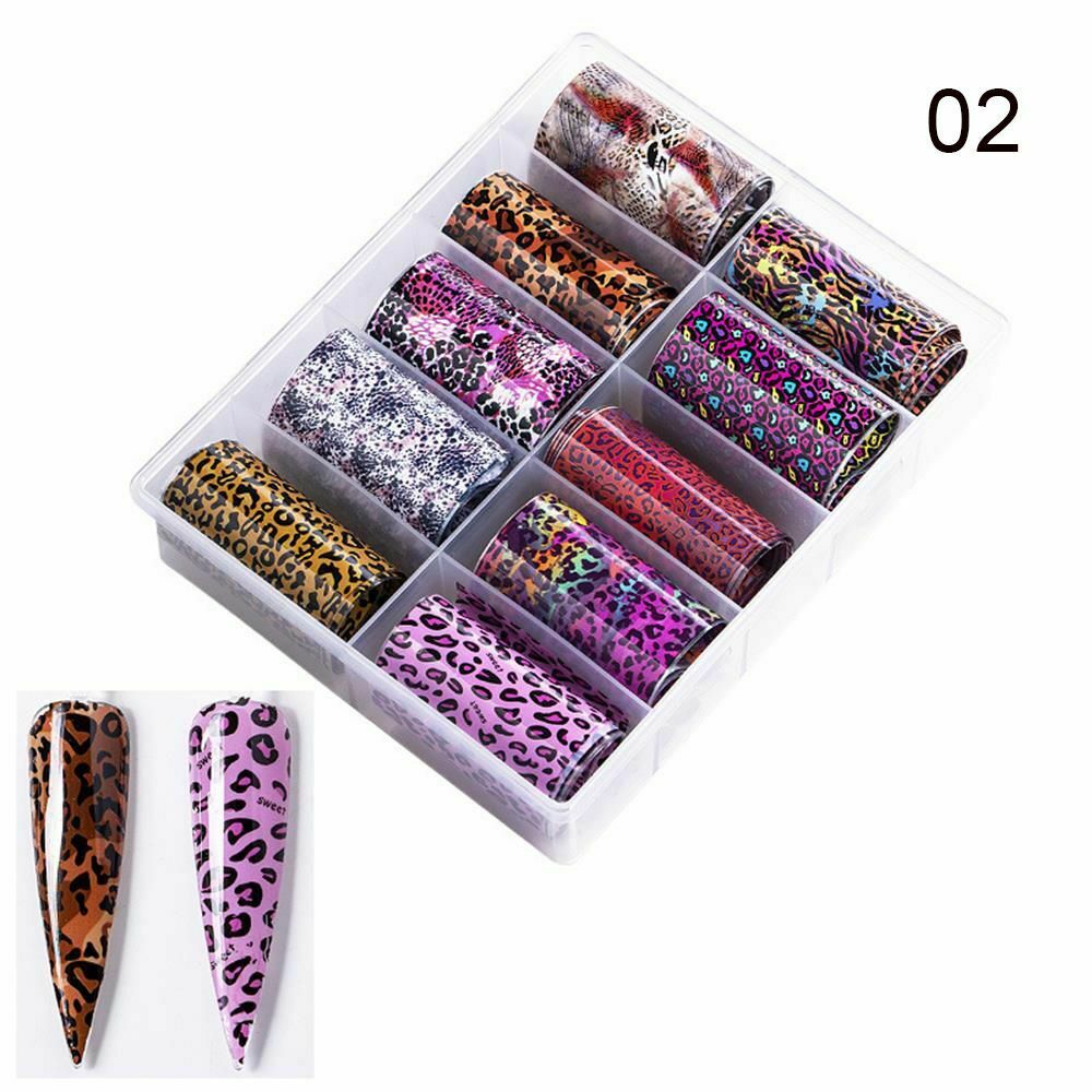 Lace Flower Nail Art Stickers Nail Foil Manicure Decor Holographic Decals