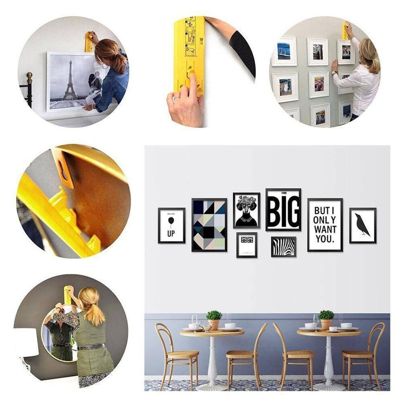 Easy Picture Photo Frame HangerTool  Make Picture Hanging Home Decors