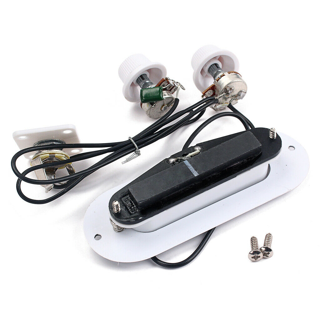 Loaded 52mm Bridge Pickup with Pickguard Volume Tone Knobs for Acoustic Folk