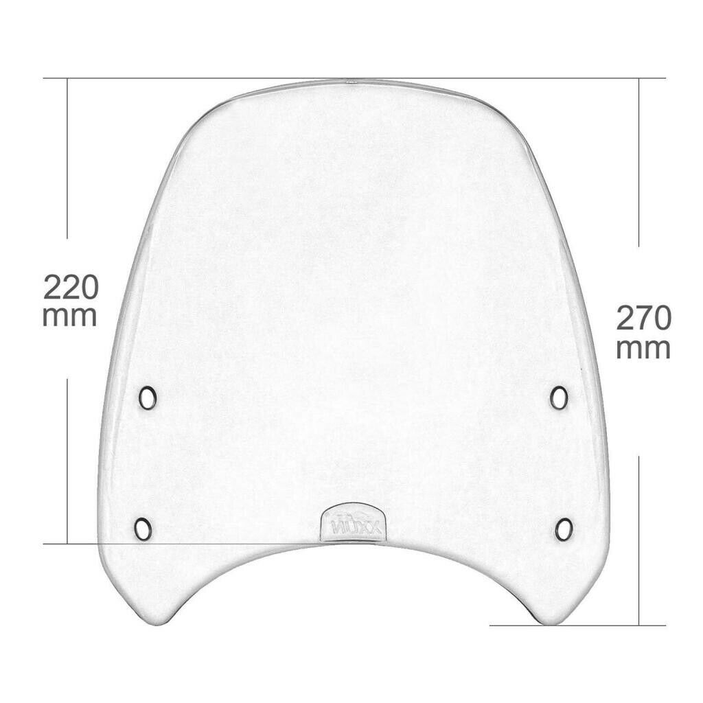 Smoke Windshield Windscreen W/ Bracket Fit for DUCATI SCRAMBLER 2016+
