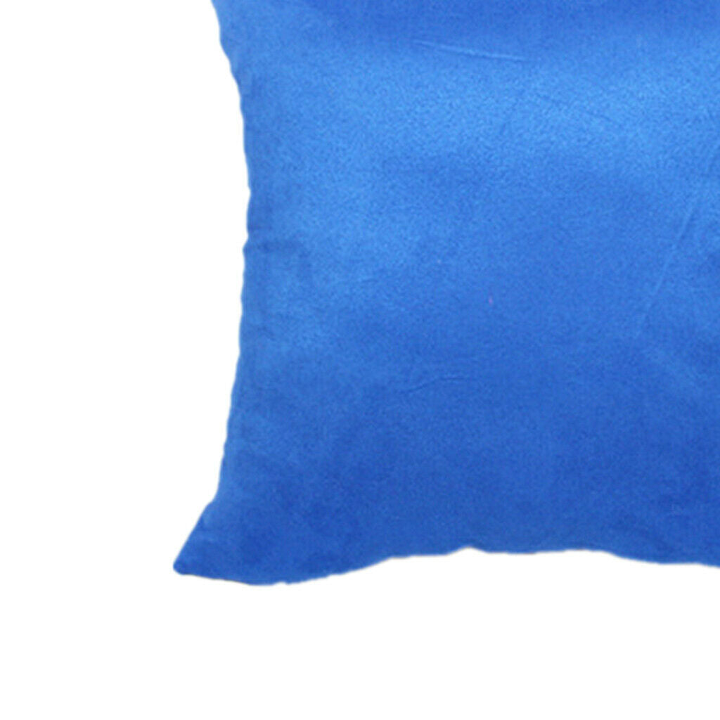 Blue Pillow Slip Square Pillow Cover for Bedding Sofa Car Bedroom 50x50cm