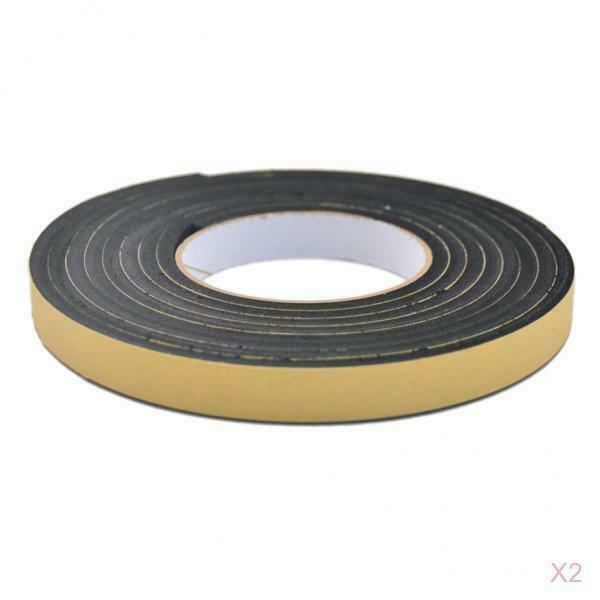 2 Pieces Universal Weather Sponge Seal Strip EPDM Tape Door Window Seal