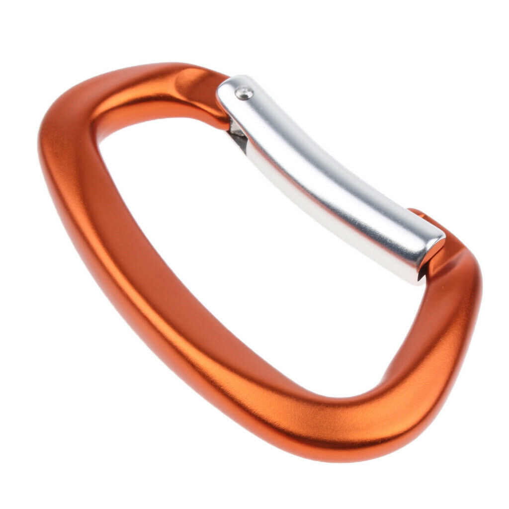 12KN Quickdraw Spring Clip Carabiner Buckle For Keyring Backpack Clamp