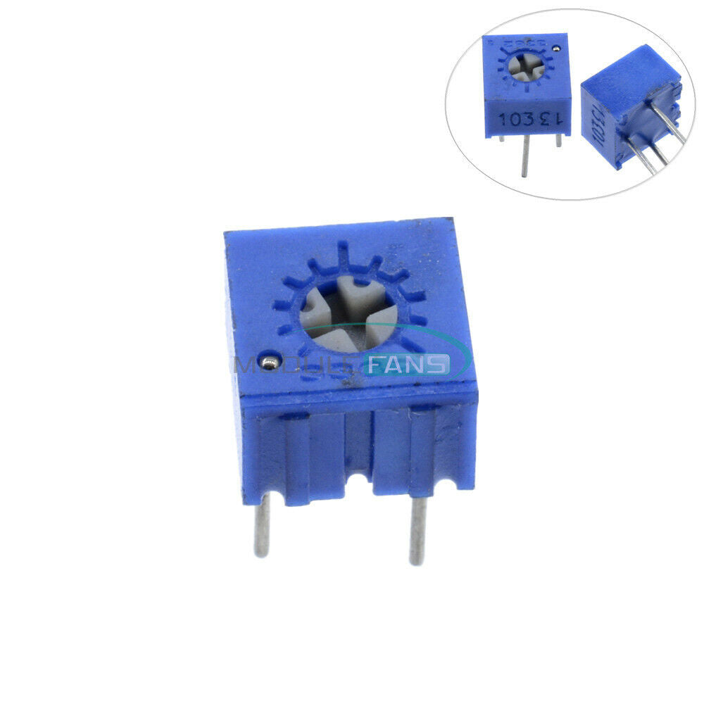 10PCS High Precision 3362P-103 10K ohm Variable Resistor Potentiometer 3362P