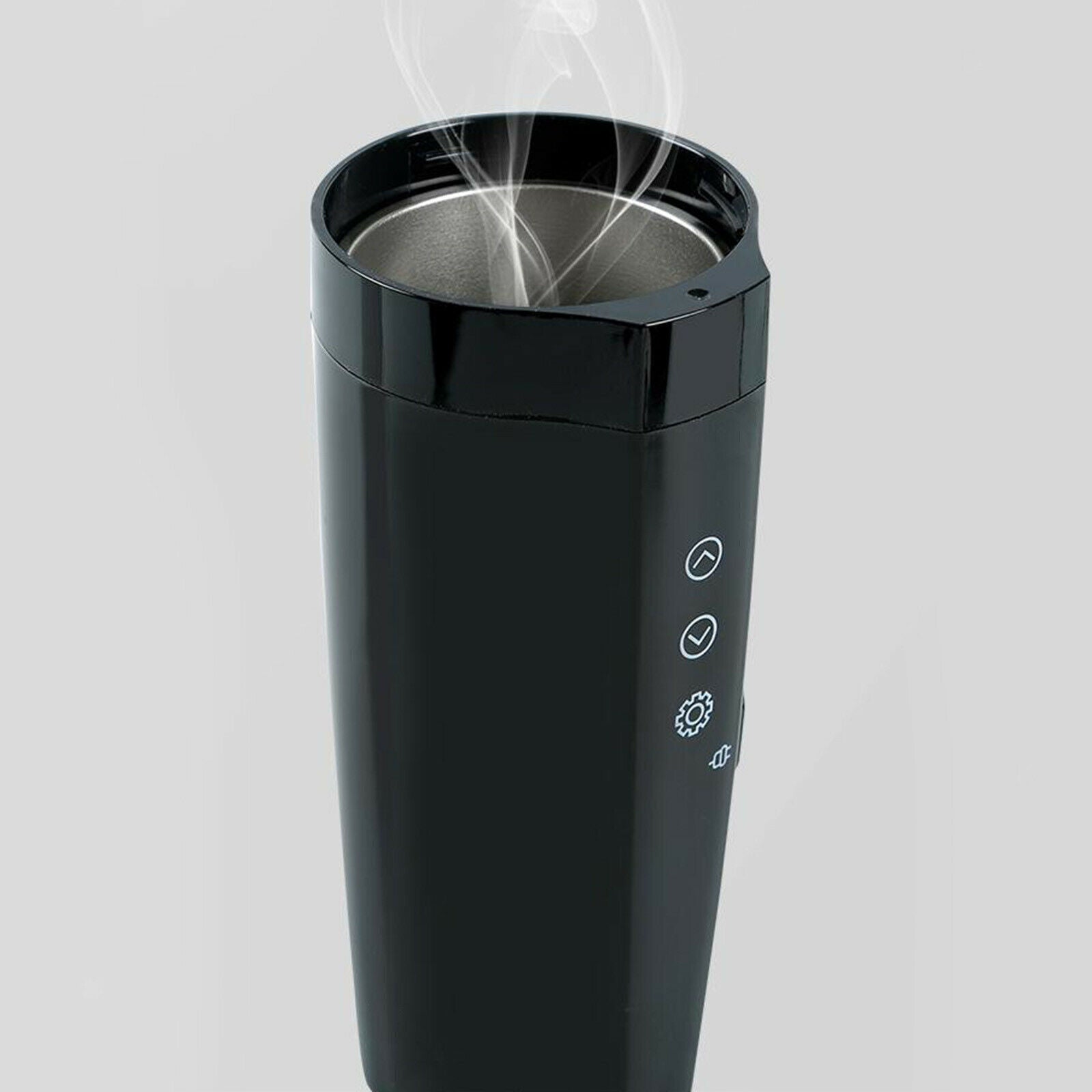 Car Heating Cup, Stainless Steel Travel Heating Cup, Electric Heated Coffee Mug