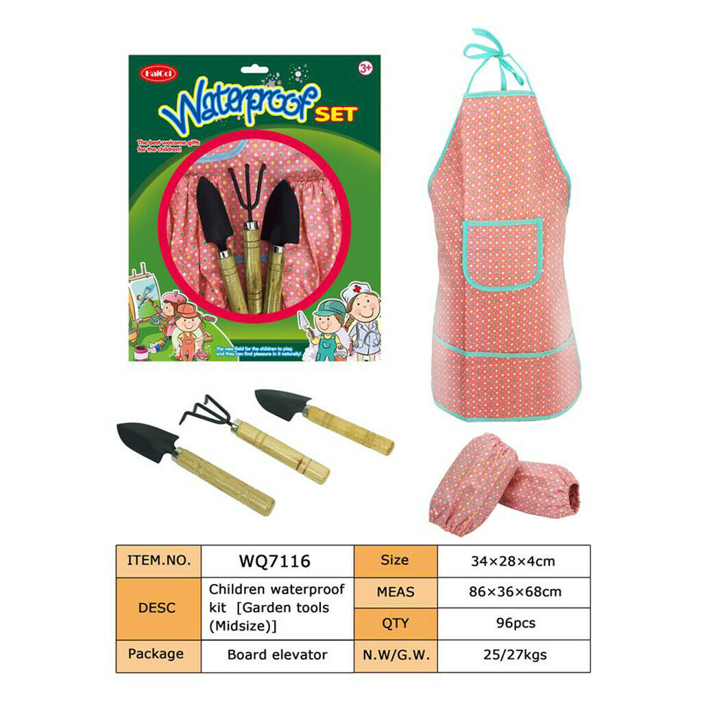 Gardening Tools Toys Rakes Shovels Trowel Apron Kits - Planting Digging Garden