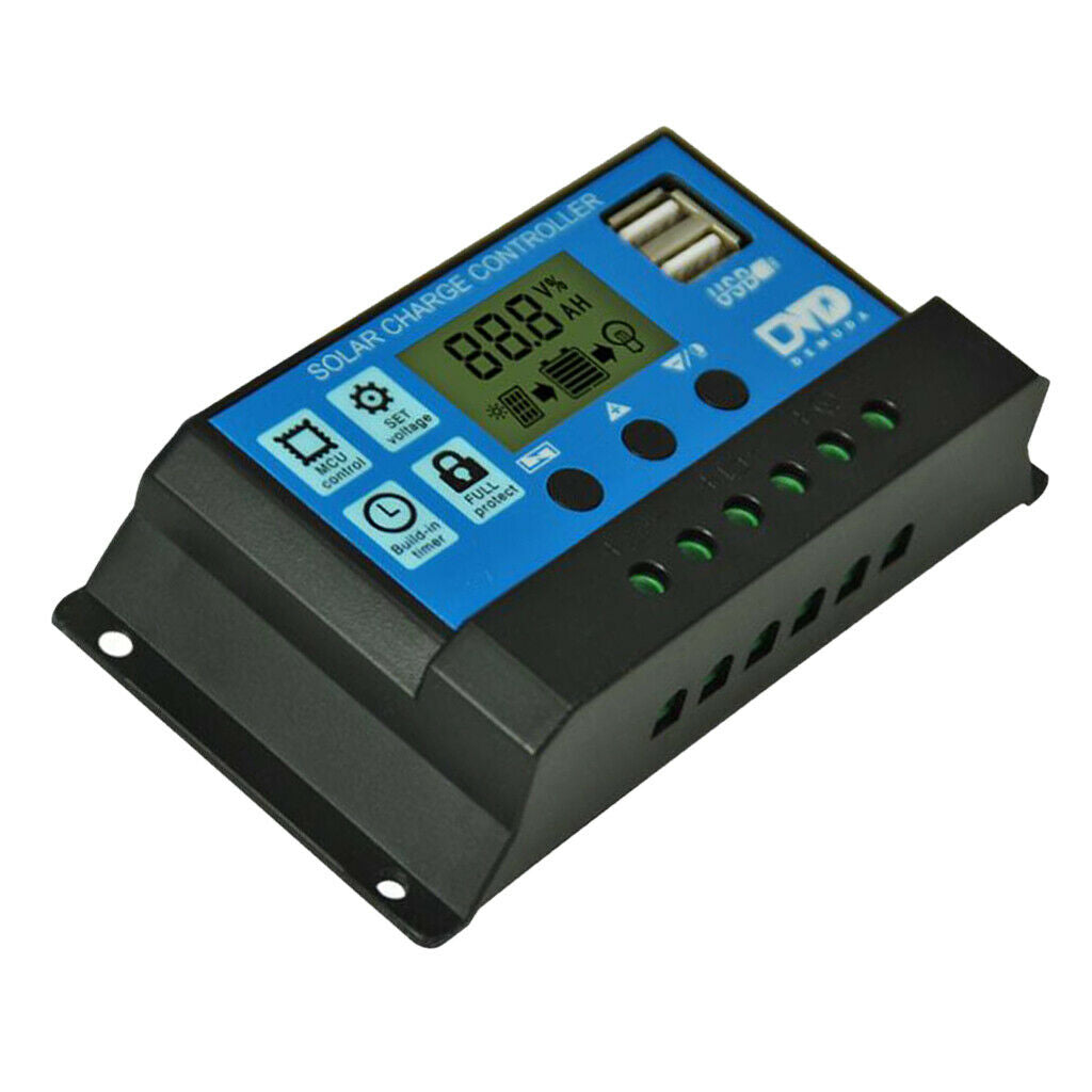 60A Solar Panel Battery Charge Controller Regulator, Intelligent Regulator with