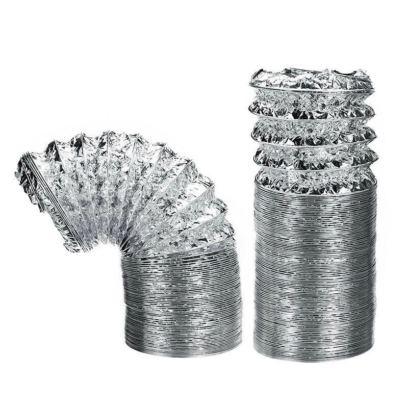 4inch Aluminum Ventilator Pipe Air Ventilation Hose Flexible Exhaust Duct.l8