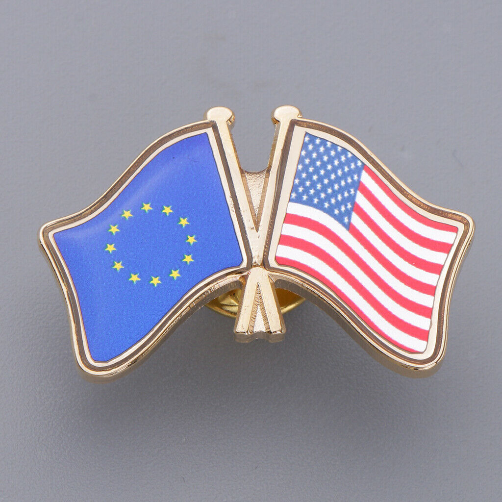 Souvenir Country Flag Badge National Pride Flag Badge Brooch Unisex Gifts,
