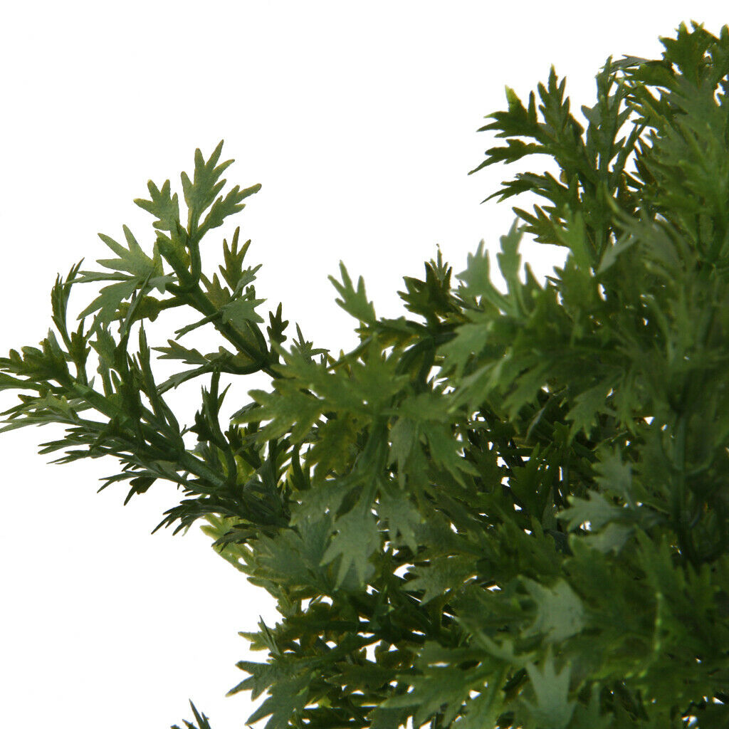 Realistic Parsley Plant Lifelike Green Potted Flower Decor for Indoor Office