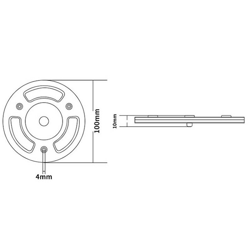 Dual Blue/White Press Dimmer LED Lamp 12-30V DC LED Circular Roof Ceiling LiH5K5